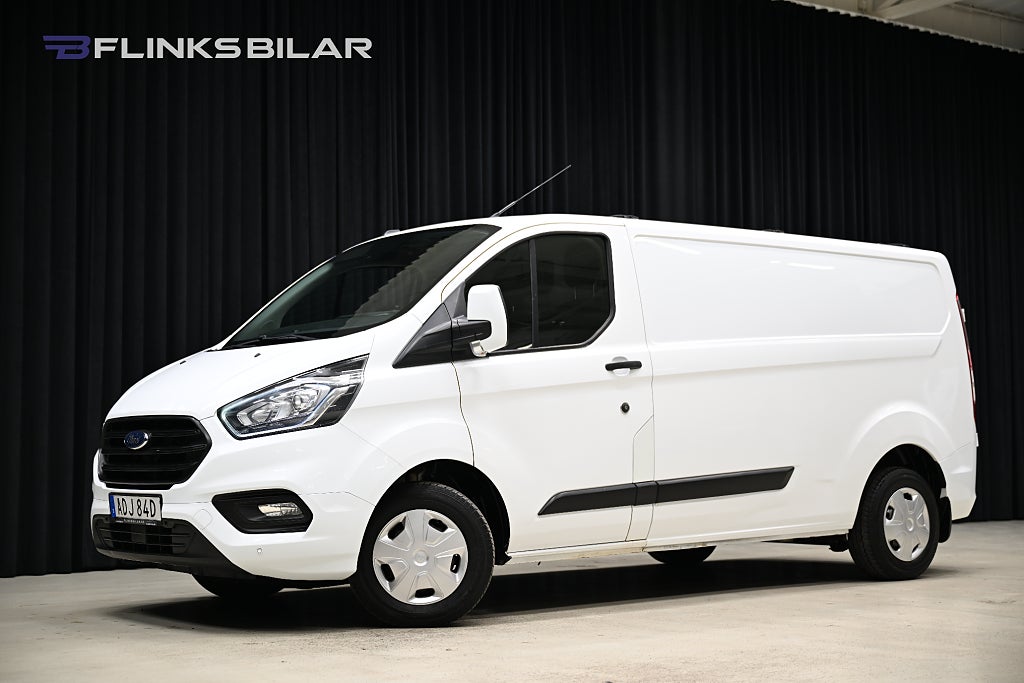Ford Transit Custom Custom 130HK L2 Drag|Värmare|Backkamera|NyKamrem|Moms