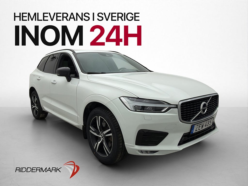 Volvo XC60 D4 AWD Polestar R-Design Pano VOC Värm Navi Drag