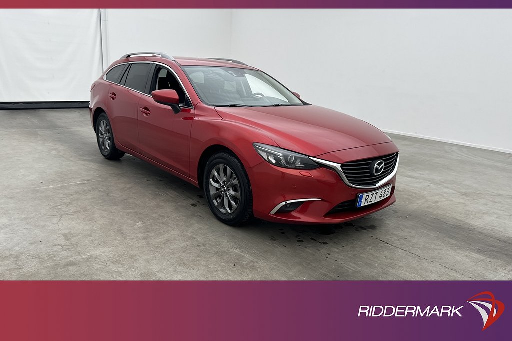 Mazda 6 Wagon SKYACTIV-D AWD 150hk Vision Värmare Navi Drag