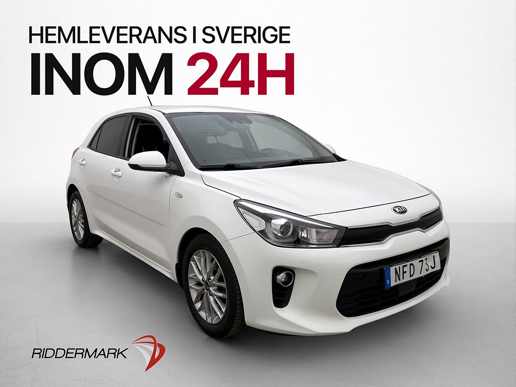 Kia Rio 1.0 T-GDI 120hk Kamera CarPlay Sensorer Farthållare
