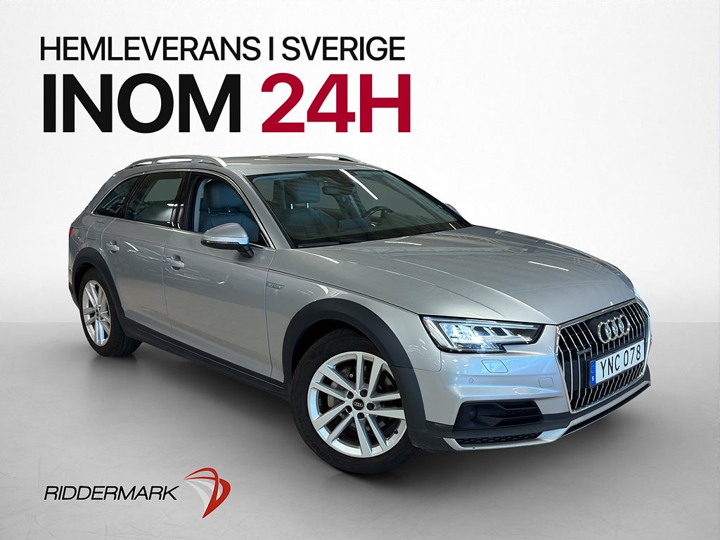 Audi A4 Allroad TDI Quattro Proline Drag Skinn Cockpit Värm