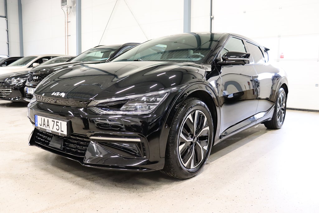 Kia EV6 77.4 kWh AWD GT-Line 1-Ägare Drag 360° -Godkänd 325hk