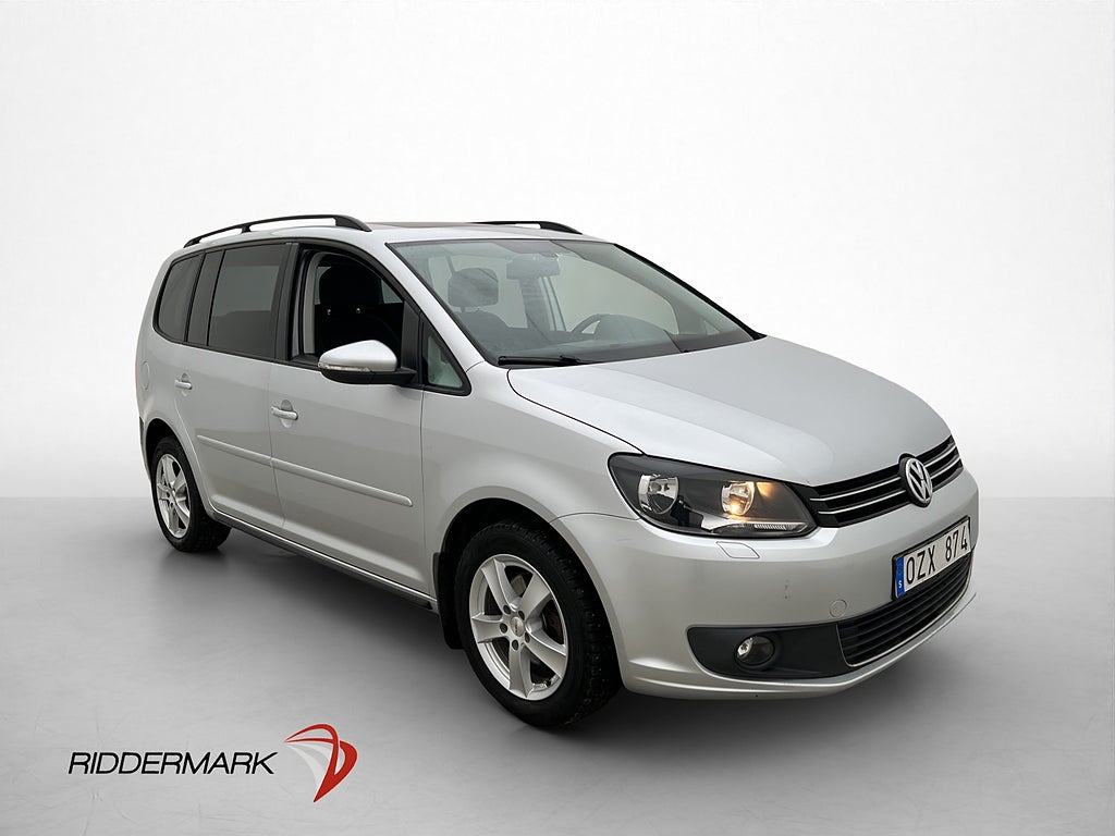 Volkswagen Touran 1.6 TDI 105hk 7-Sits Panorama Dragkrok PDC