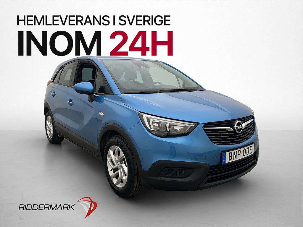 Opel Crossland X 1.2 83hk Enjoy Kamera Rattvärme Sensorer