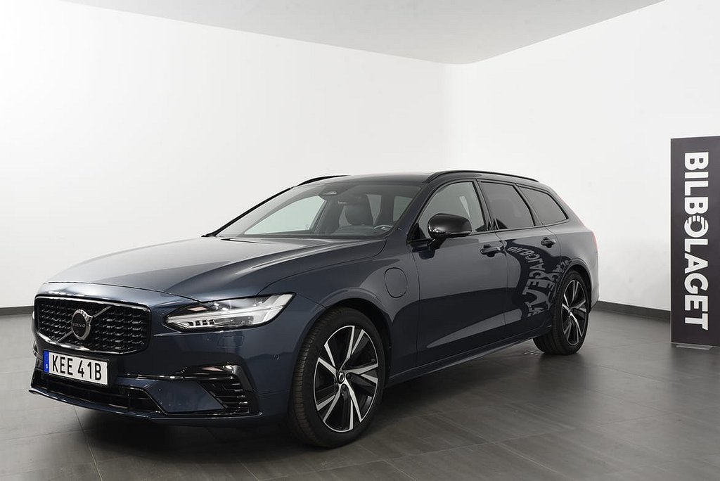 Volvo V90 Recharge T8 R-Design / HUD / Drag / 360-kamera / Panorama / Dyna