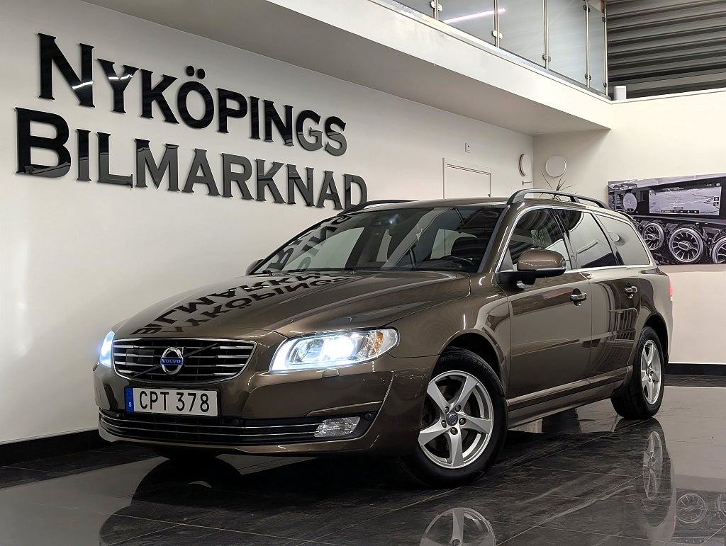 Volvo V70 D4 181hk Momentum Euro 6 GPS / Halvskinn / Adaptiv f-h