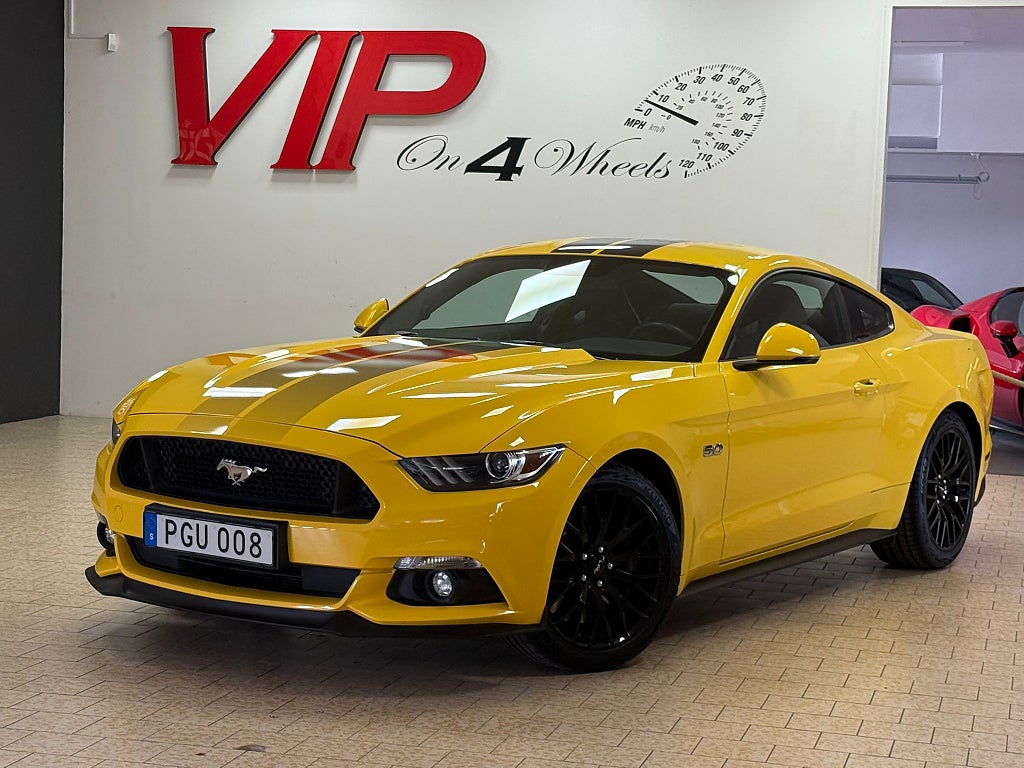 Ford Mustang GT V8 (421hk) Performance GPS Recaro-Stolar  Sv-Såld 