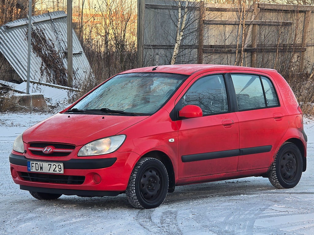 Hyundai Getz 5-dörrar 1.5 CRDi Dragkrok Motorvärmare