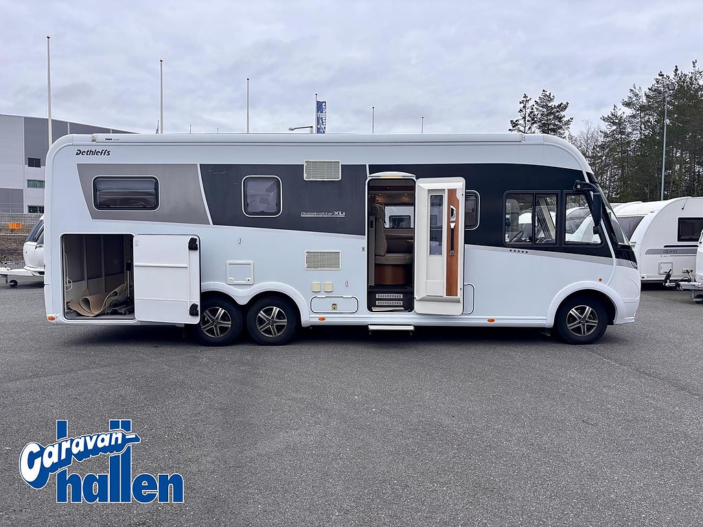 Dethleffs Globetrotter XL-I 7850 (Alde/AC-bodel/Dragkrok/ Hydrauliskastödben/Kamkedja)