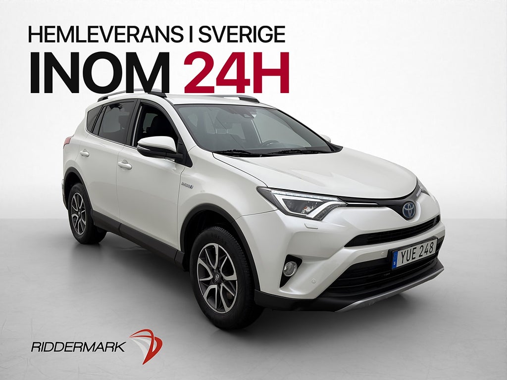 Toyota RAV4 Hybrid AWD 197hk M&K-Värmare Dragkrok Kamera
