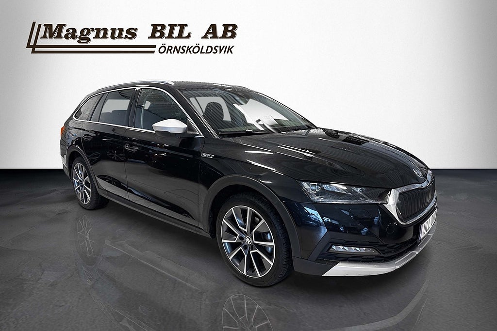 Skoda Octavia Scout 2.0 TDI 4x4 D-värmare Drag Kamera Moms Vhjul miniatyr 2