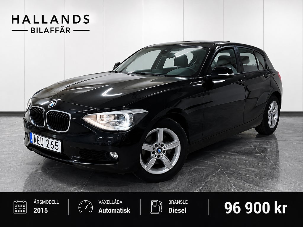 BMW 118d 5-dörrars Steptronic 143hk / Automat / Nyservad 