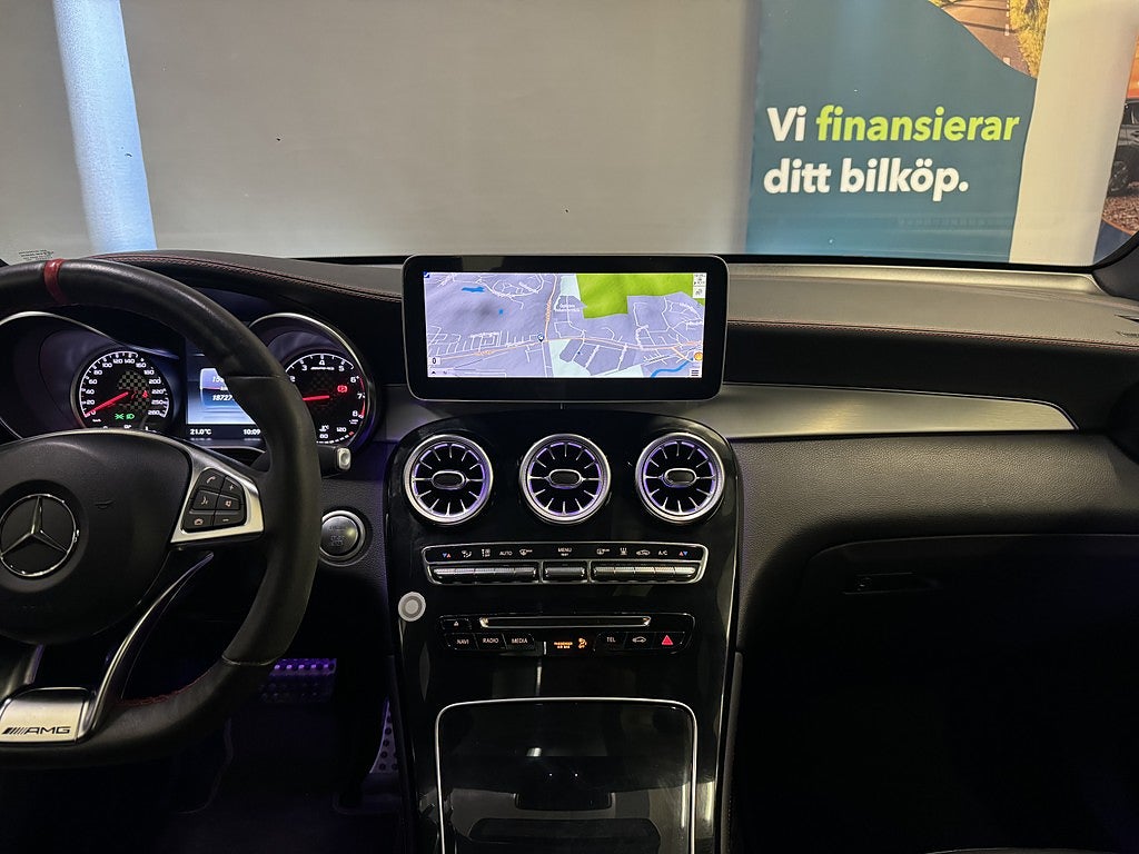 Mercedes-Benz GLC AMG 43 4MATIC 9G-Tronic/PANO/360°/VÄRMARE/DRAG/BURMEIST