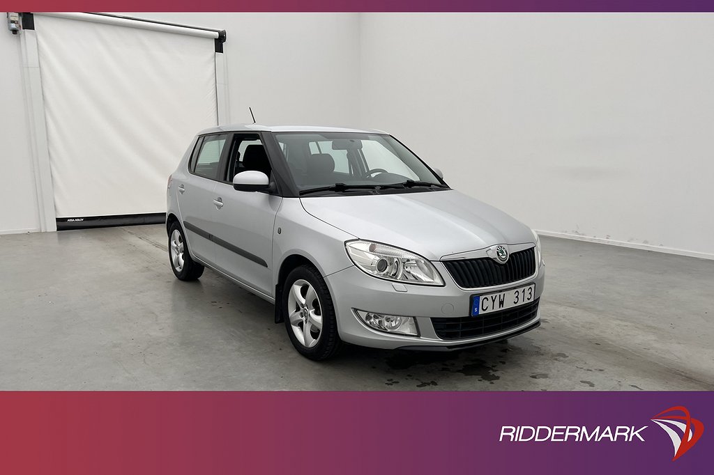 Skoda Fabia 1.2 Manuell 69hk Sensorer Farthållare 0.55l/mil