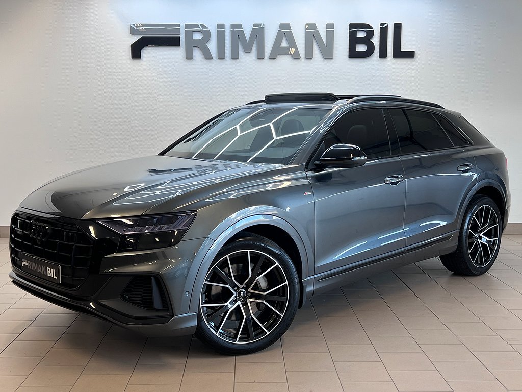 Audi Q8 50 TDI qauttro S Line Pano B&O Luftfj Fullutr! 286hk