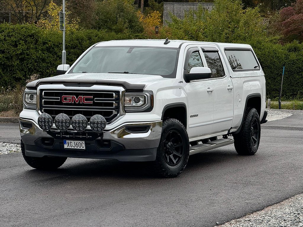 GMC Sierra 1500 SLE Crew Cab 5.3 V8 4WD Aut/6-Sits/Drag/360hk