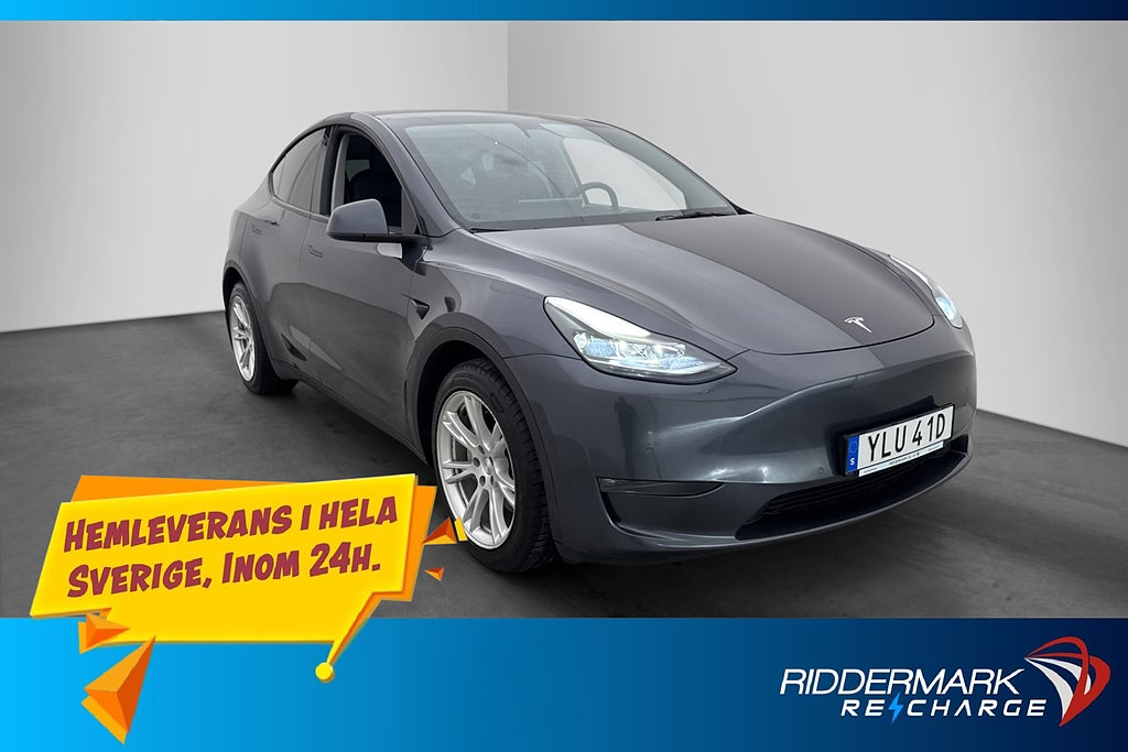 Tesla Model Y Long Range AWD Total-Självkörning Pano Navi