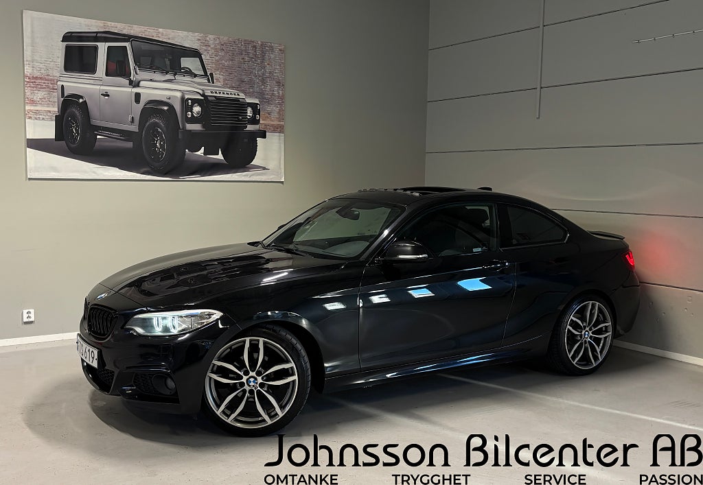 BMW 218d Coupé Steptronic M Sport Shadowline Pano 143hk