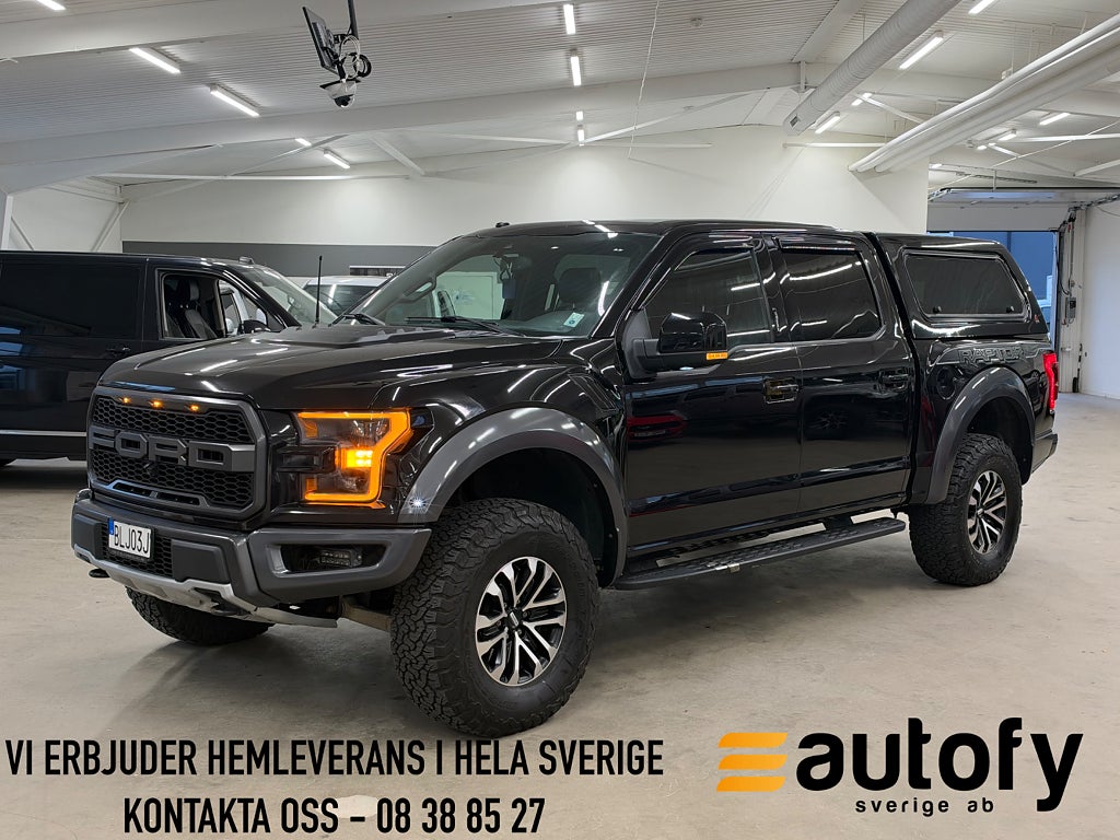 Ford F-150 Raptor SuperCrew KÅPA MOMS MUDDERS V-INREDD EU6 456HK