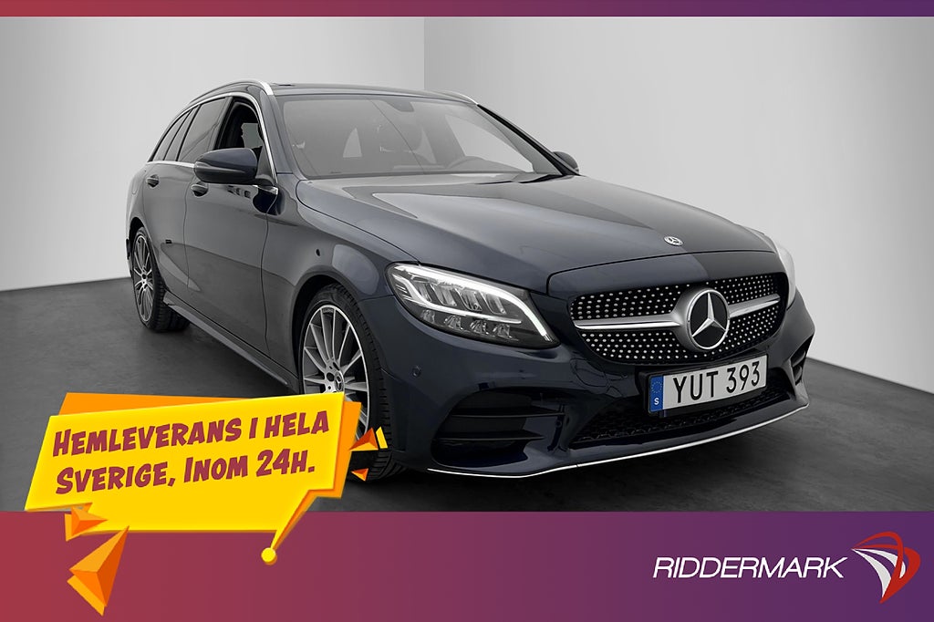 Mercedes-Benz C 200 T 184hk AMG Kamera Navi Drag Halvskinn
