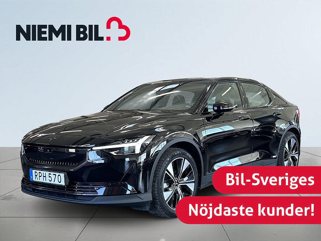 Polestar 2 Long Range Single Motor S&V-hjul/360/Navi/Drag/MOMS