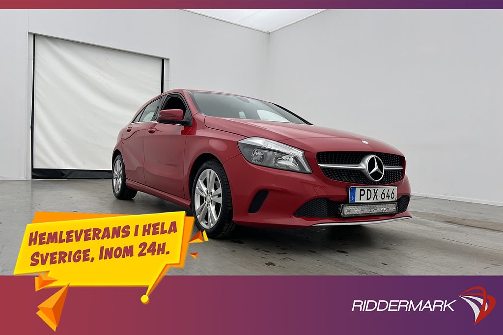Mercedes-Benz A 180 CarPlay Sensorer Halvskinn 0,56l/mil