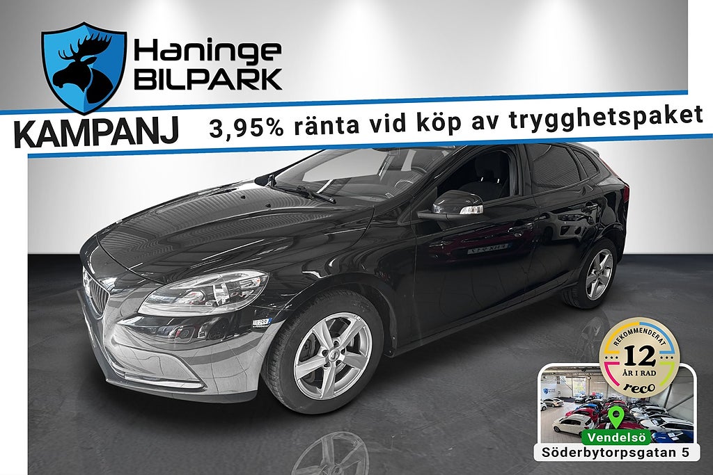 Volvo V40 D2 Geartronic Eu6 /PDC /VÄRMARE /KAMREM-BYTT /Fr 3,95%