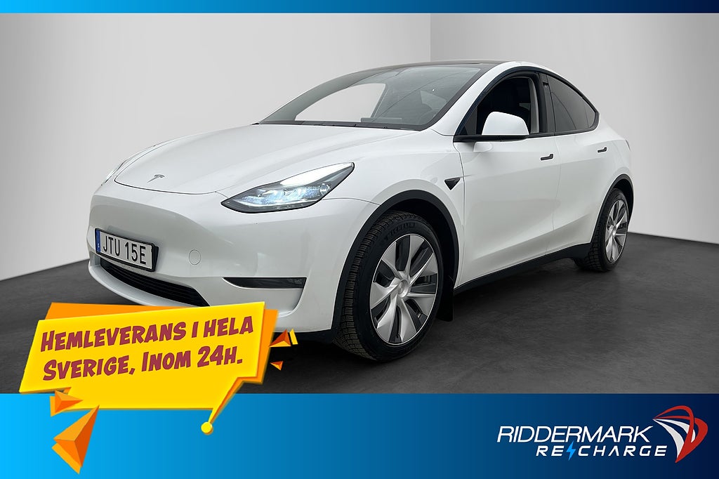 Tesla Model Y Long Range AWD Dragkrok Autopilot MOMS