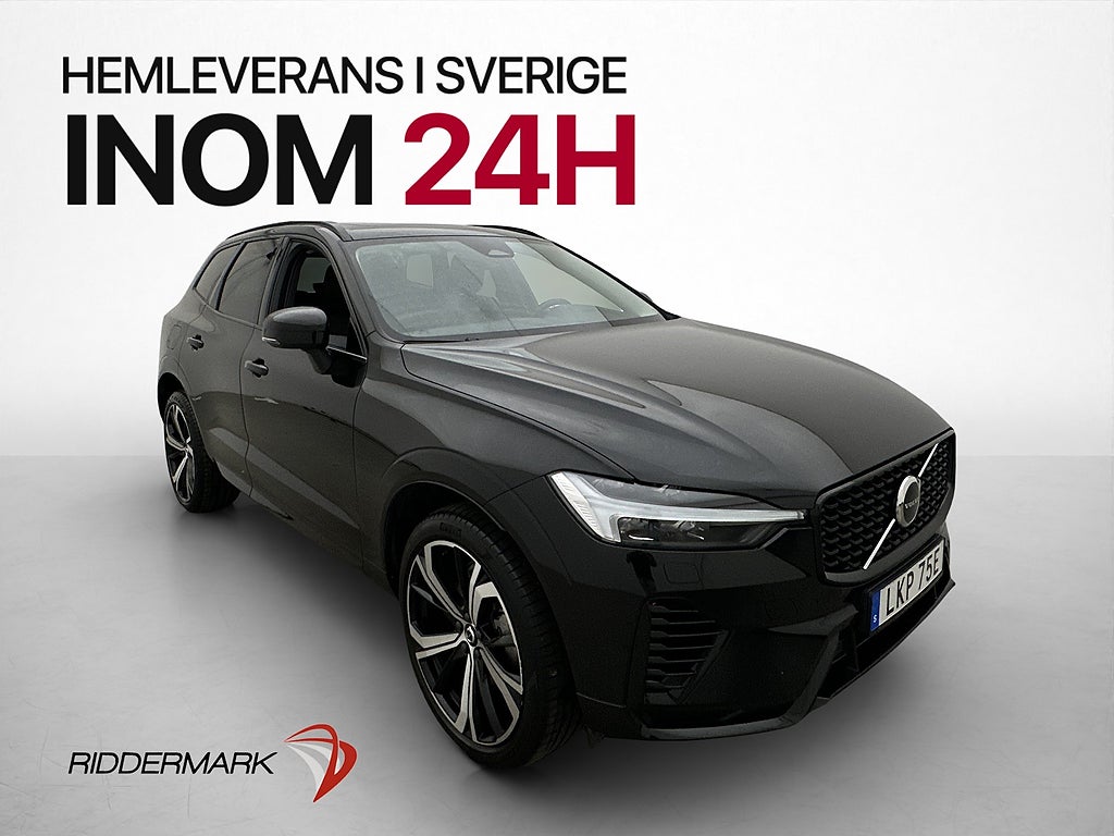 Volvo XC60 T6 Plug-in Hybrid AWD Plus Dark P-Värm Pano Skinn