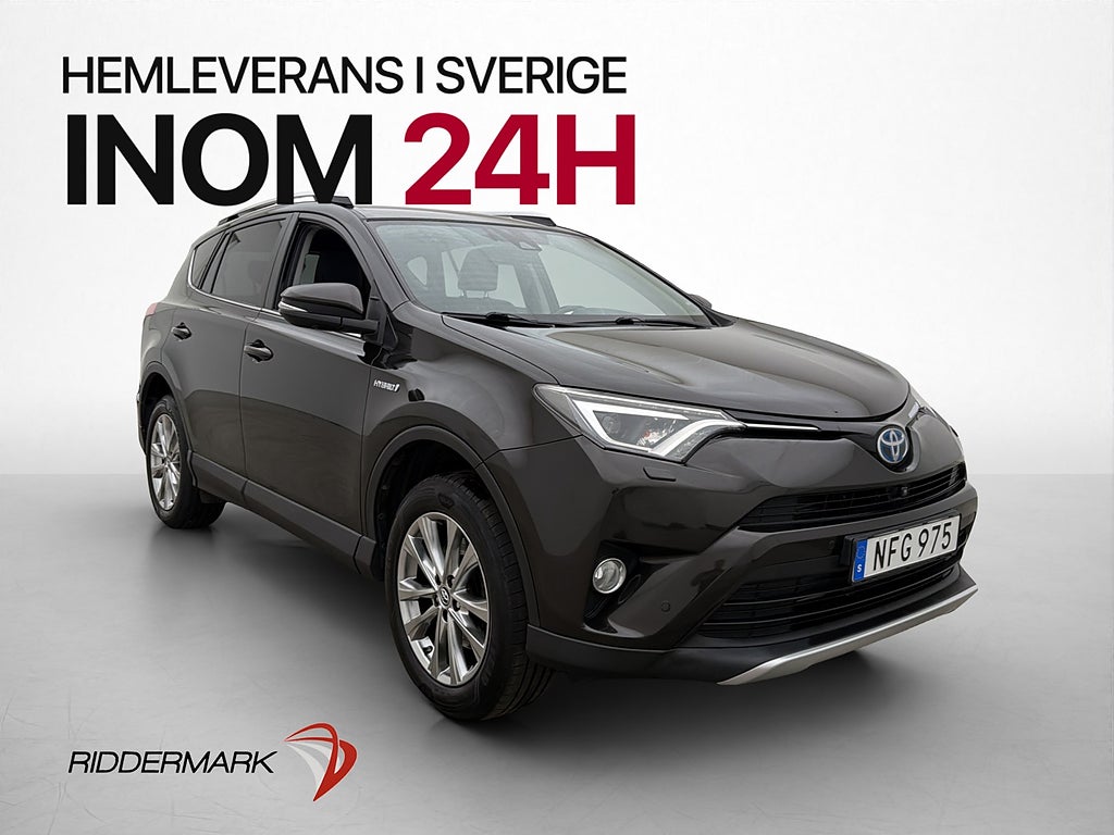 Toyota RAV4 Hybrid AWD Executive 1-Brukare Kamera Skinn Drag