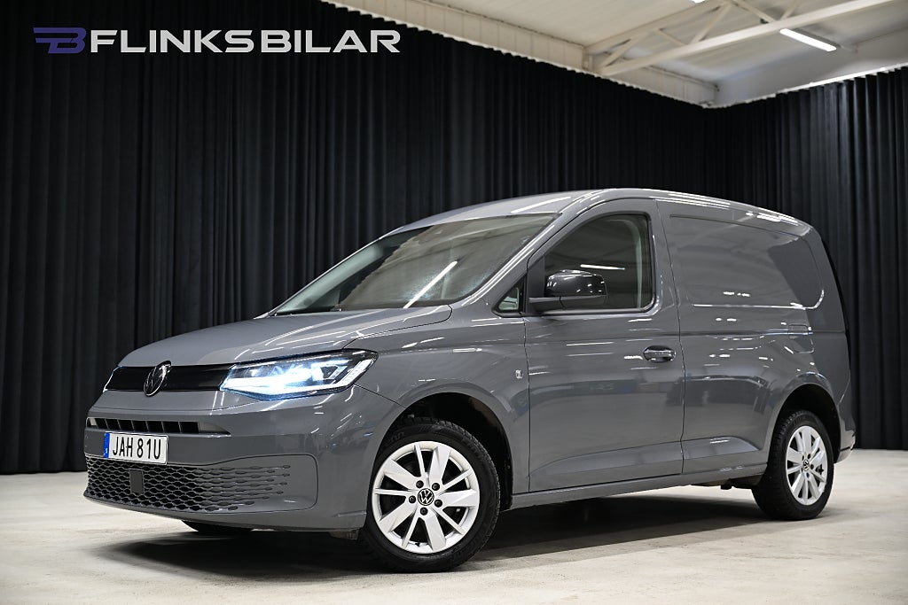 Volkswagen Caddy 2.0 TDI 75HK Nedlackad|LED|Drag|Värmare|Backkamera|Moms