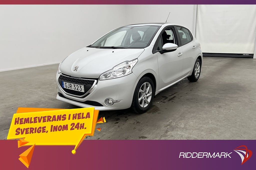 Peugeot 208 1.2 VTi 82hk Active Panorama Navigation