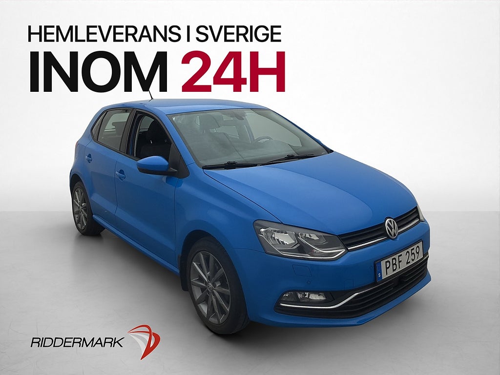 Volkswagen Polo 1.2 TSI Nyservad Få brukare Isofix Låg skatt
