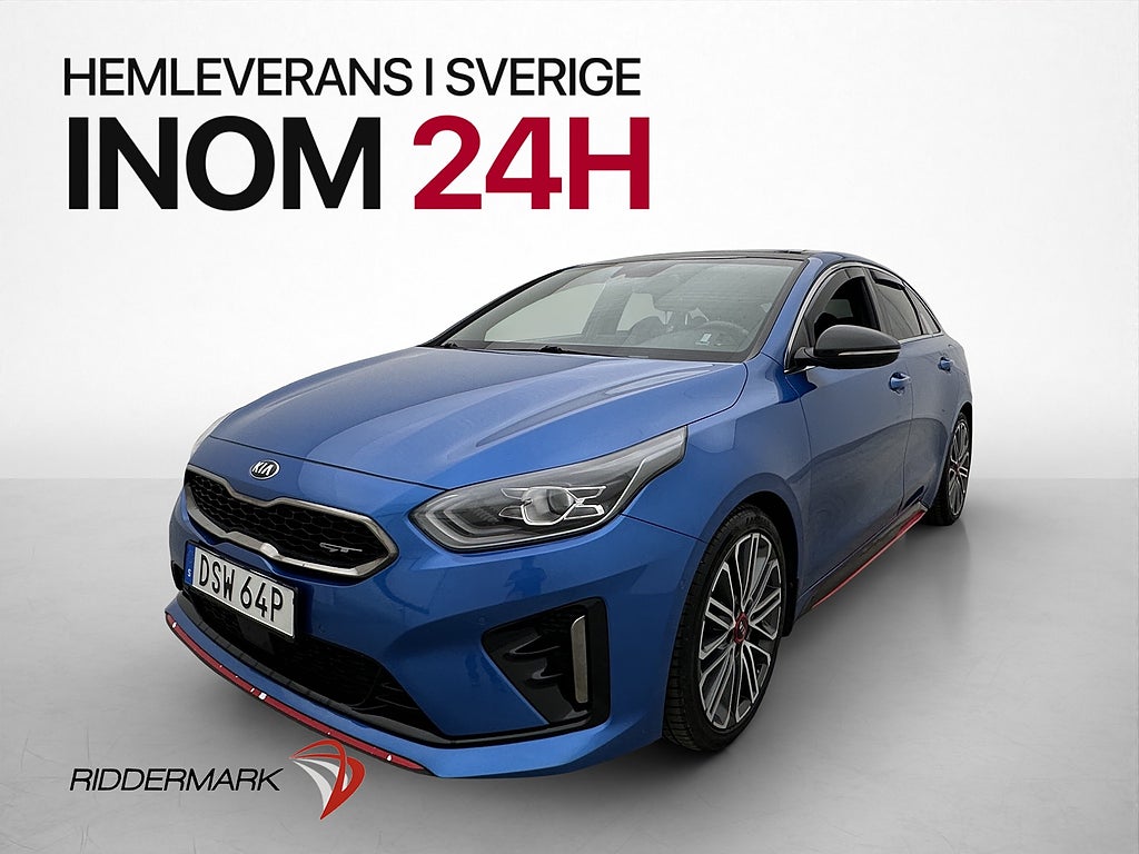 Kia ProCee'd GT T-GDI 204hk JBL Kamera Navi CarPlay Elstol