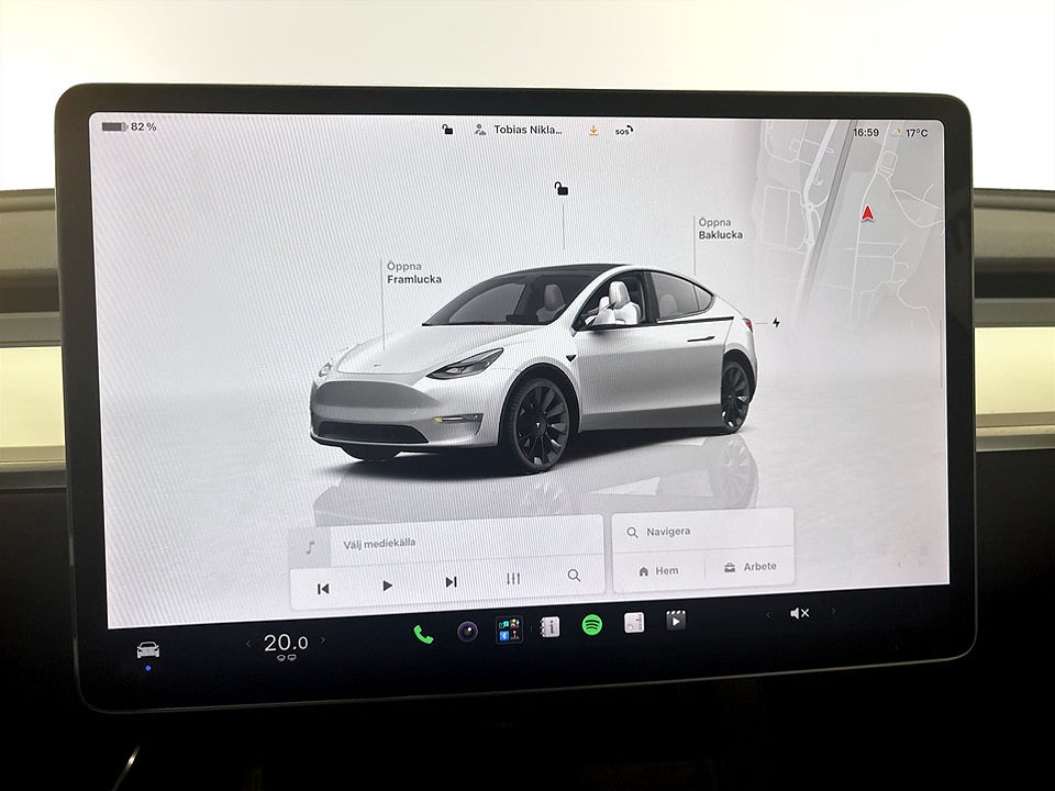 Bild på Tesla Model Y Standrad Range 299hk Aut RWD 360° KAMERA ELSTOL