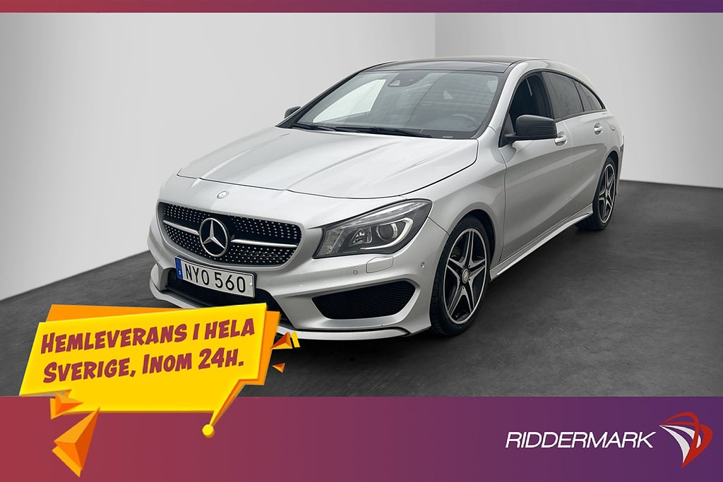 Mercedes-Benz CLA 200 d SB 136hk AMG Night Pano Kamera Navi