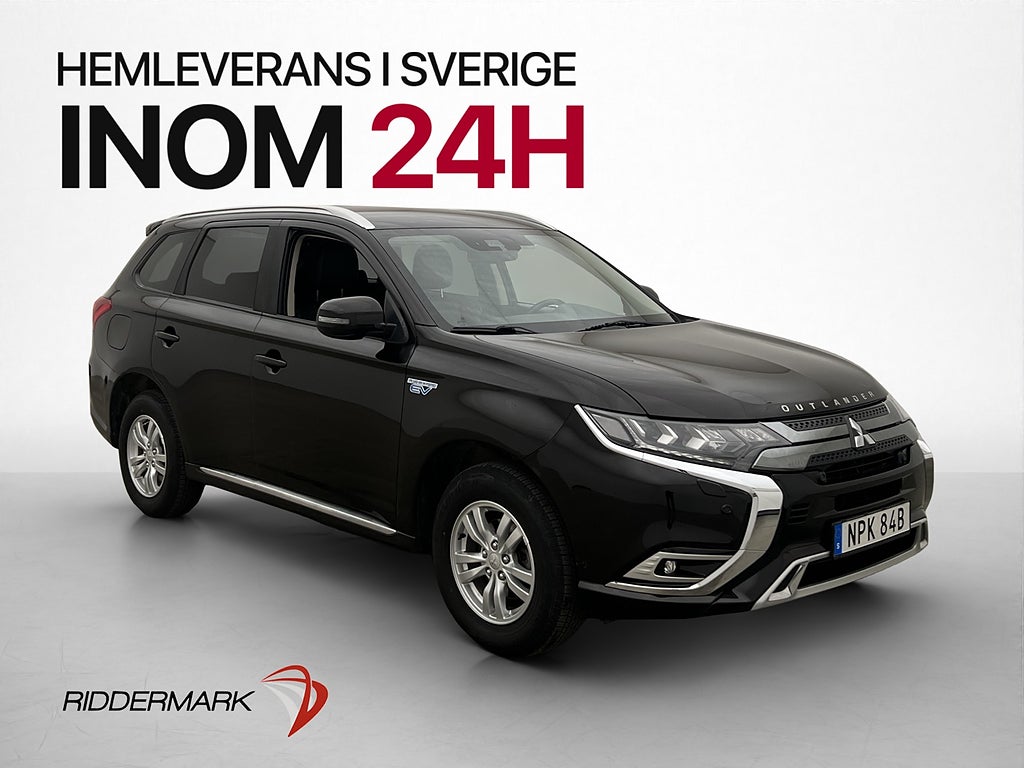 Mitsubishi Outlander PHEV 224hk MOMS Comfort Drag Kamera