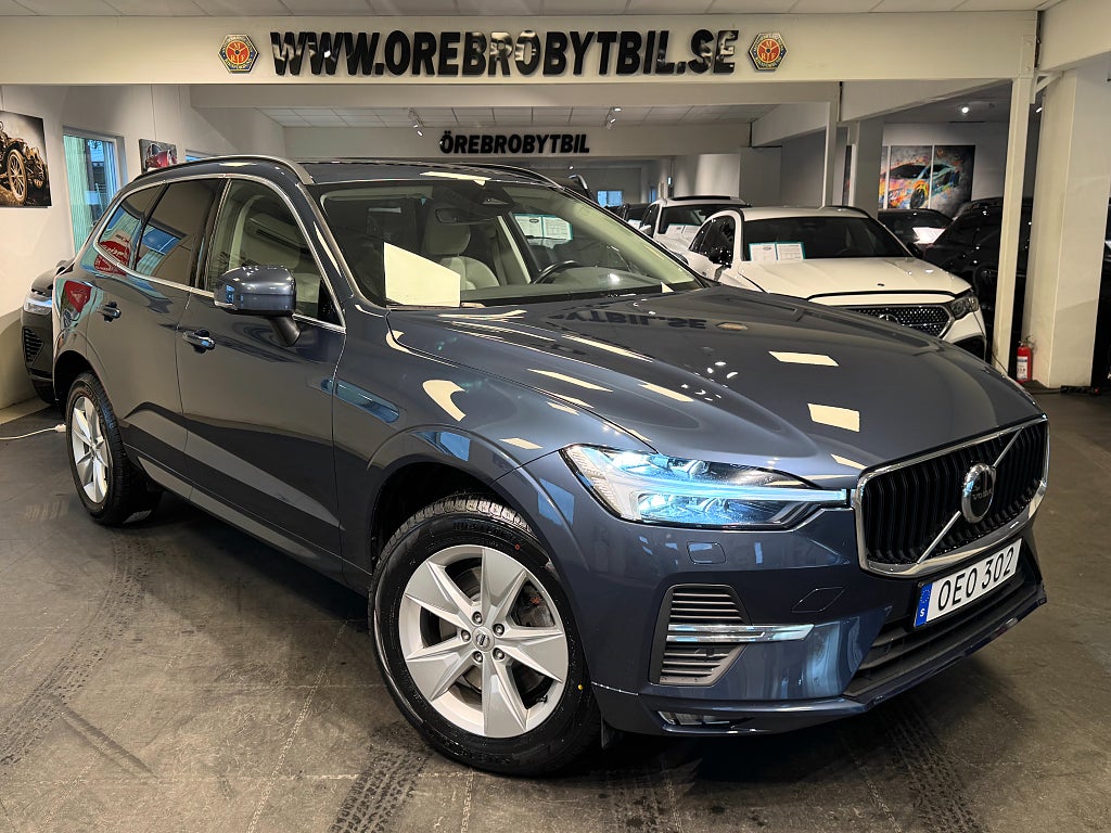 Volvo XC60 B4 AWD Mildhybrid Drag Gps VOC Värmare Skinn Unik