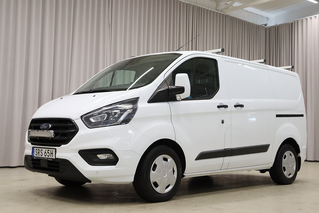 Ford Transit Custom 130HK Servicebil X2-Sidodörr Leasebar