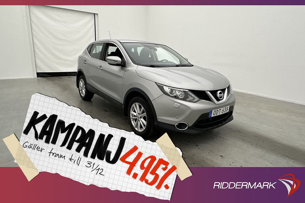 Nissan Qashqai 1.6 dCi 4x4 130hk Acenta M-Värm 4,95% Ränta