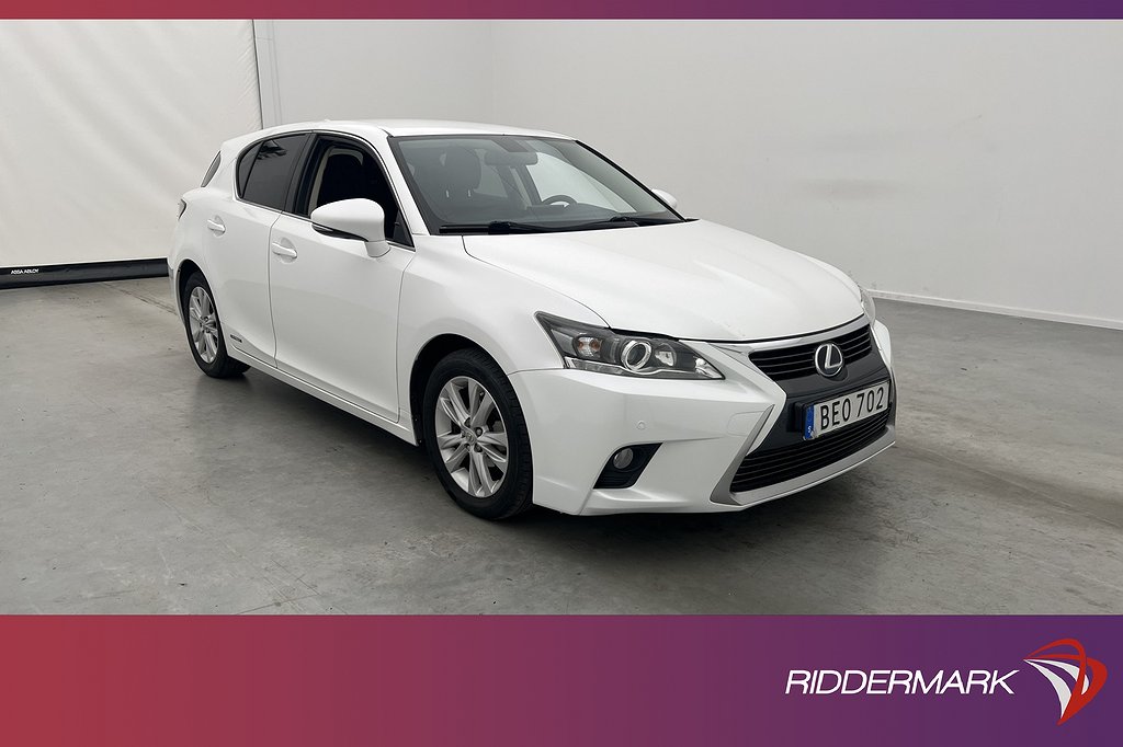 Lexus CT 200h Hybrid 136hk Sensorer Navi Låg-Skatt 0,38L/mil