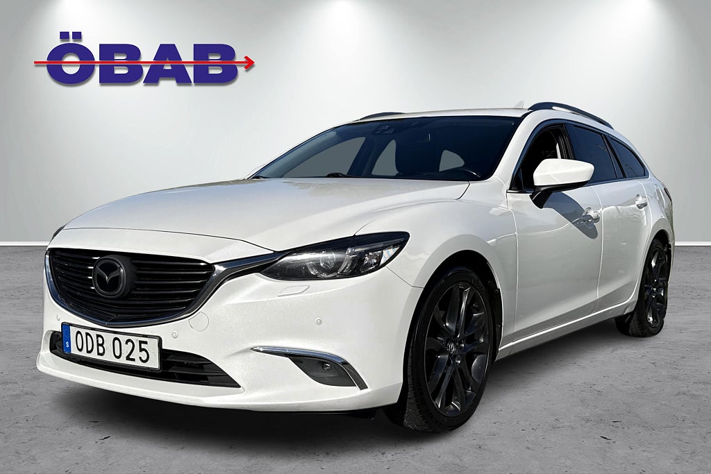 Mazda 6 Wagon 2.2 SKYACTIV-D AWD Skinn Drag Motorvärmare