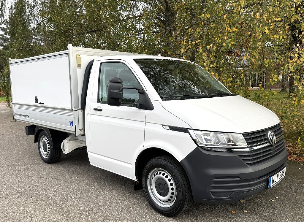 Volkswagen Transporter 110 TDI Flak med Kåpa, Drag & Värmare