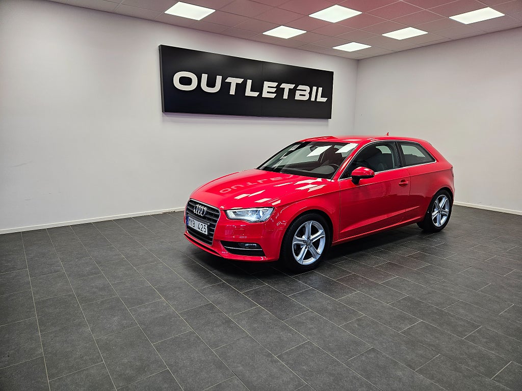 Audi A3 3 dörrars 2.0TDI 150hk Ambition Drag Xenon Nya Modellen