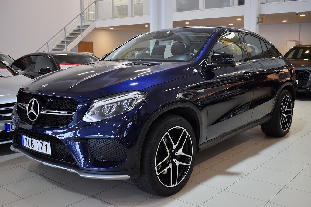 Mercedes-Benz GLE 43 AMG 4MATIC Coupé Navi 360° Värm Nyserv 367hk Euro 6