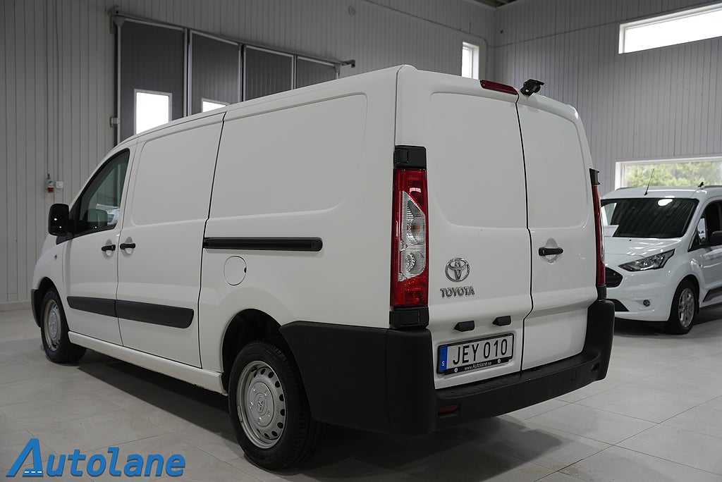 Toyota ProAce Skåpbil 2.0 D-4D 3-Sits, Kamera,Dubbla dörrar, 128hk