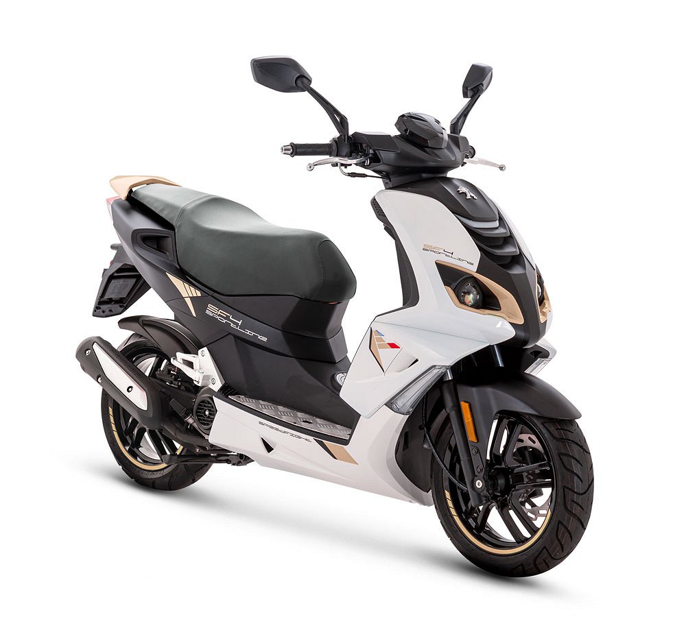 Peugeot Speedfight 4 White/gold 4-Takt 