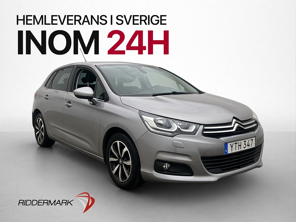 Citroën C4 1.2 e-THP 130hk Dragkrok CarPlay Sensorer