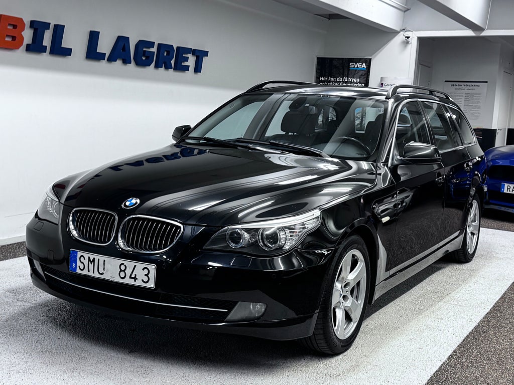 BMW 525 i Touring M-Sport/Läder/Pdc/Dragkrok/Nyserv/Nybes