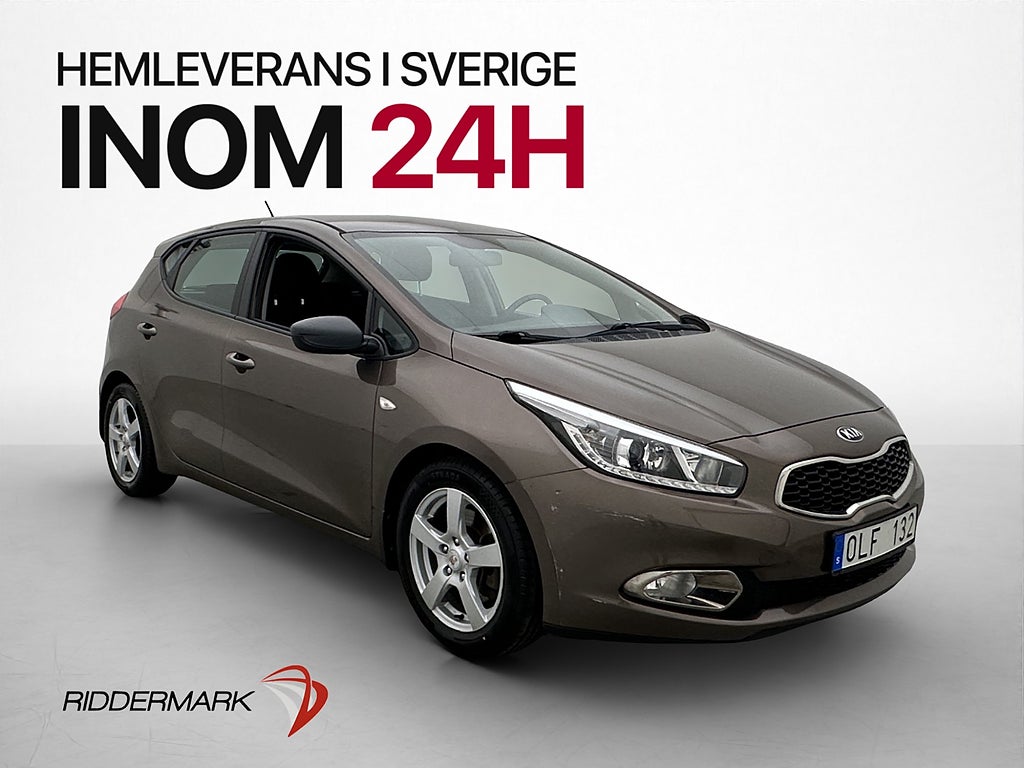 Kia Ceed 1.4 99hk EX 2 Brukare Sensorer Rattvärme 0,61l/mil